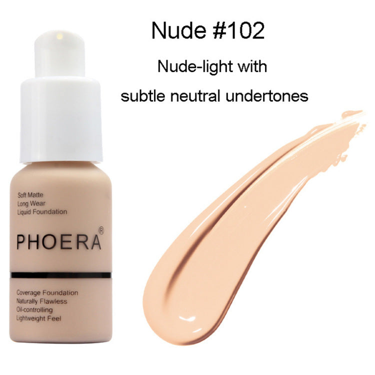 Explosive Press-Type Oil Control Matte Concealer Foundation Cream – Natural Glow
