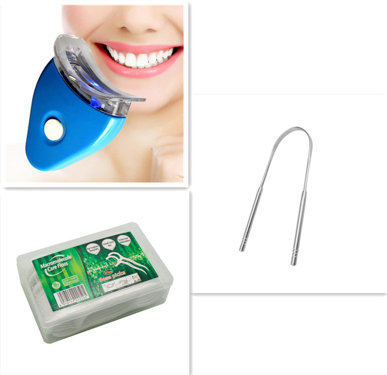 Advanced Professional Teeth Whitening Kit – LED Blue Light Dental Bleaching System