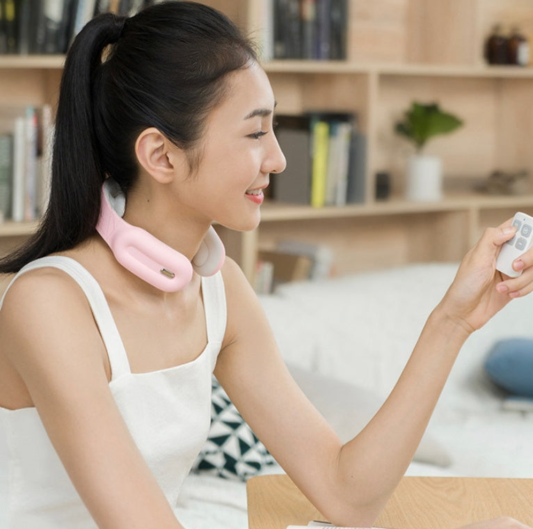 Intelligent Remote Control Cervical & Shoulder Massager – Pain Relief Therapy