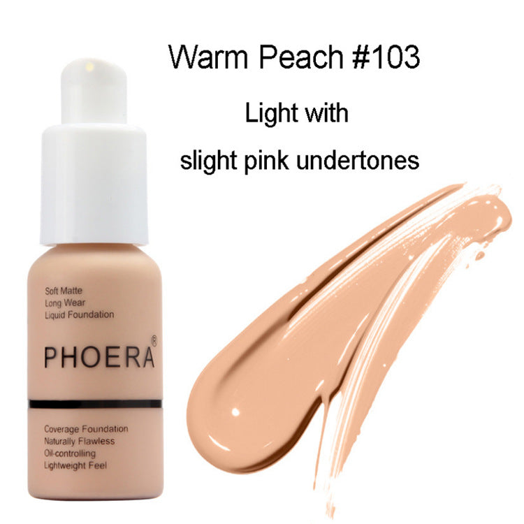 Explosive Press-Type Oil Control Matte Concealer Foundation Cream – Natural Glow