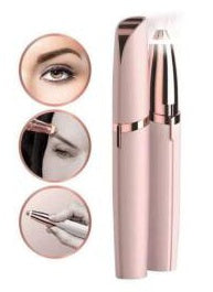 Flawlessly Brows, Electric Eyebrow Remover, Painless Eyebrow Trimmer, 18K Gold Plated Hair Remover.